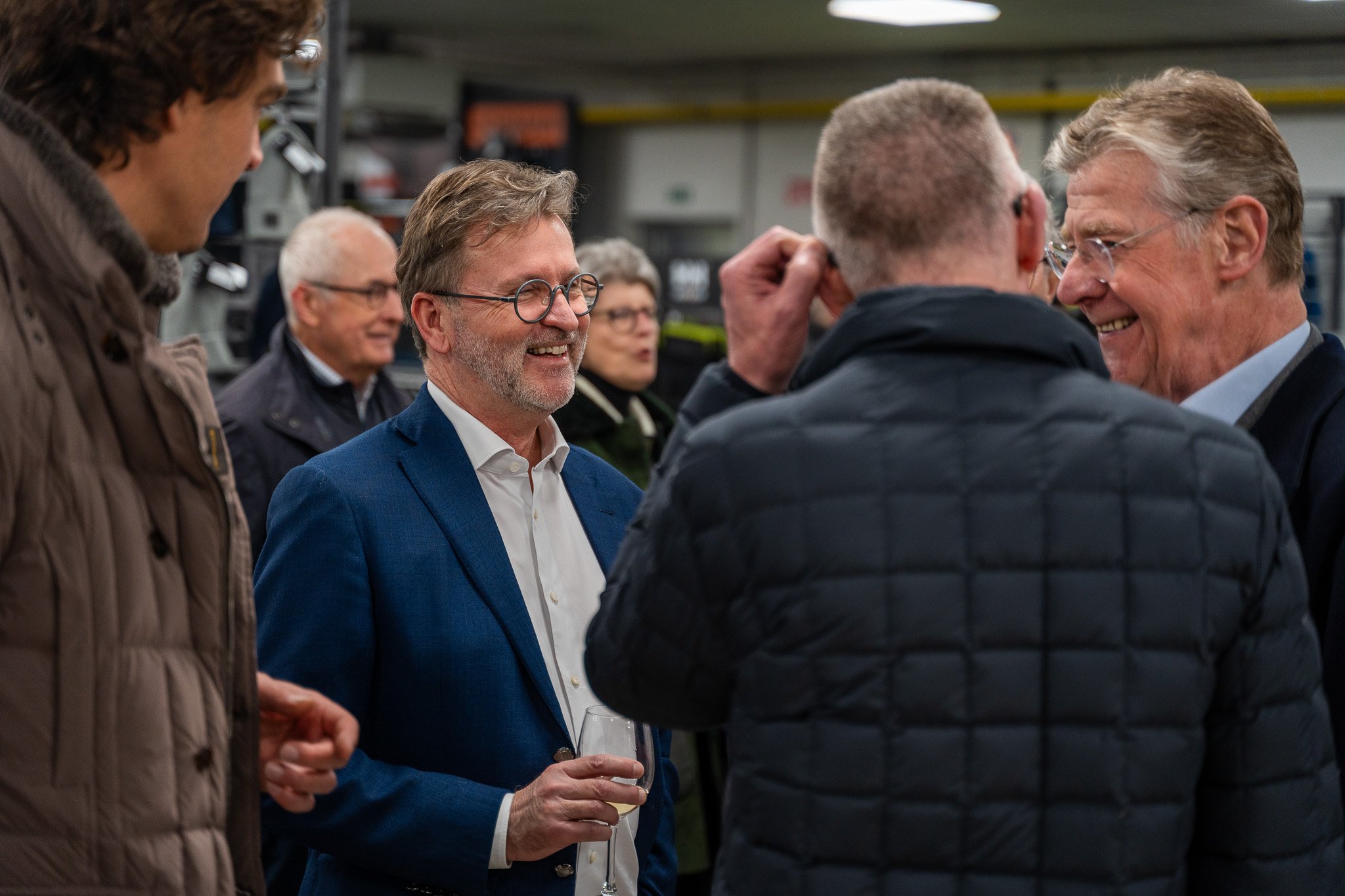Publiek tijdens de openingsreceptie van Tools & Fixings