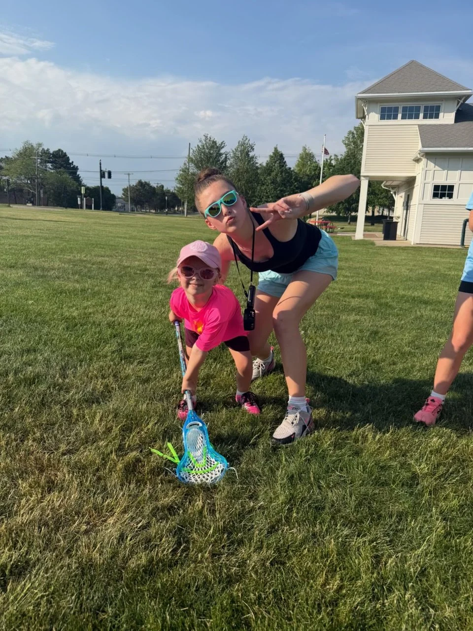 Individual instruction during a GLOW clinic.
