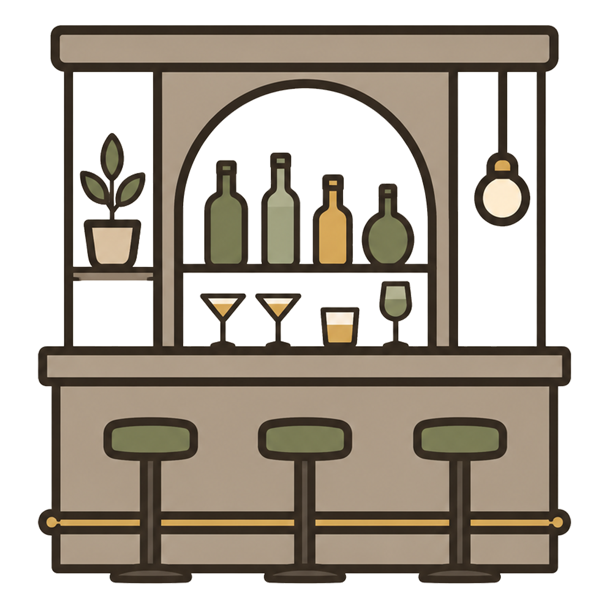 Full bar setup and breakdown