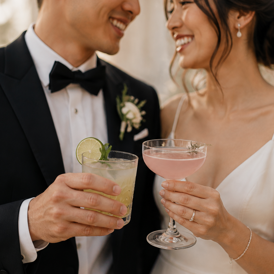 Wedding cocktails by The Forager Bar