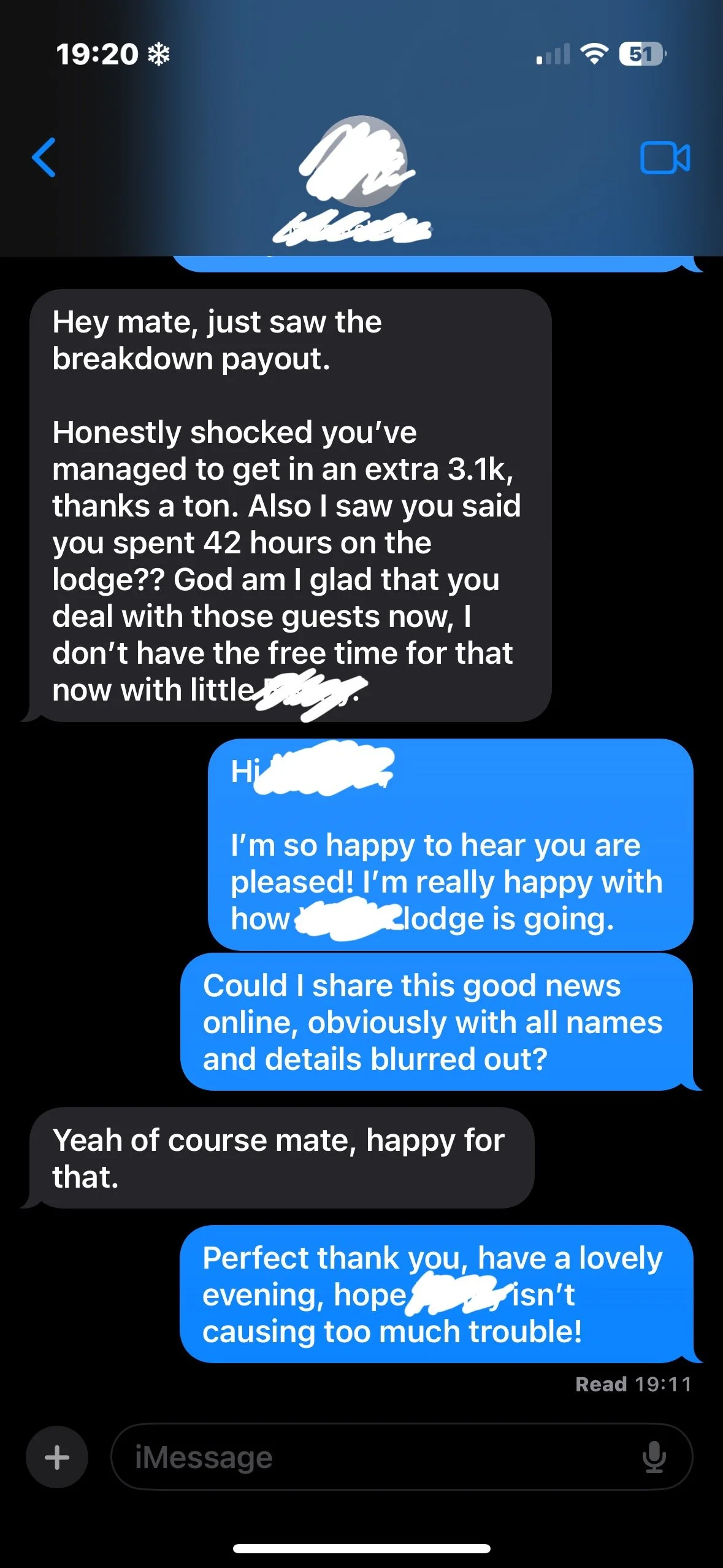 Oxford Place recent text screenshot