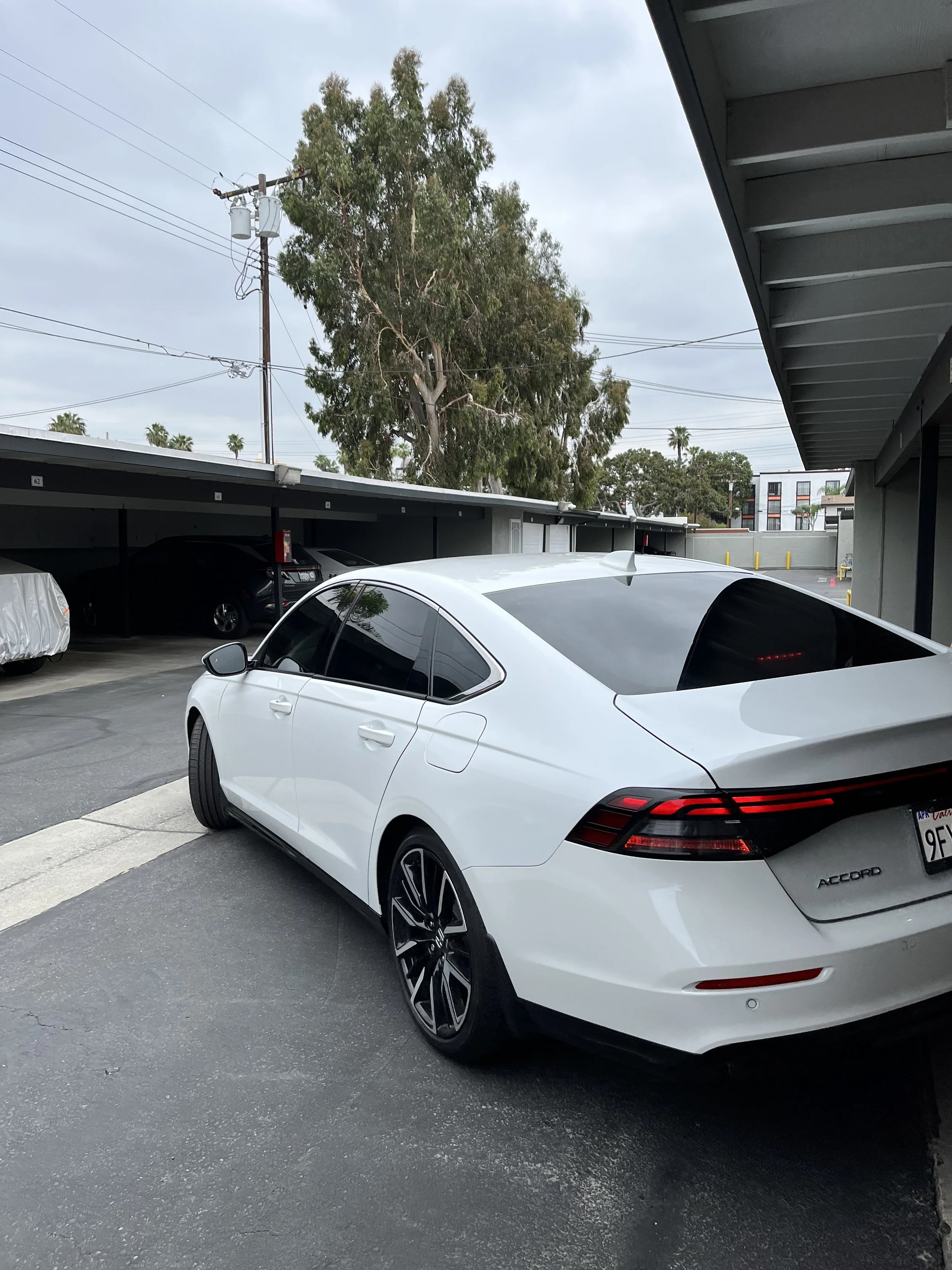 Professional window tint close-up — mobile installation in Huntington Beach, CA