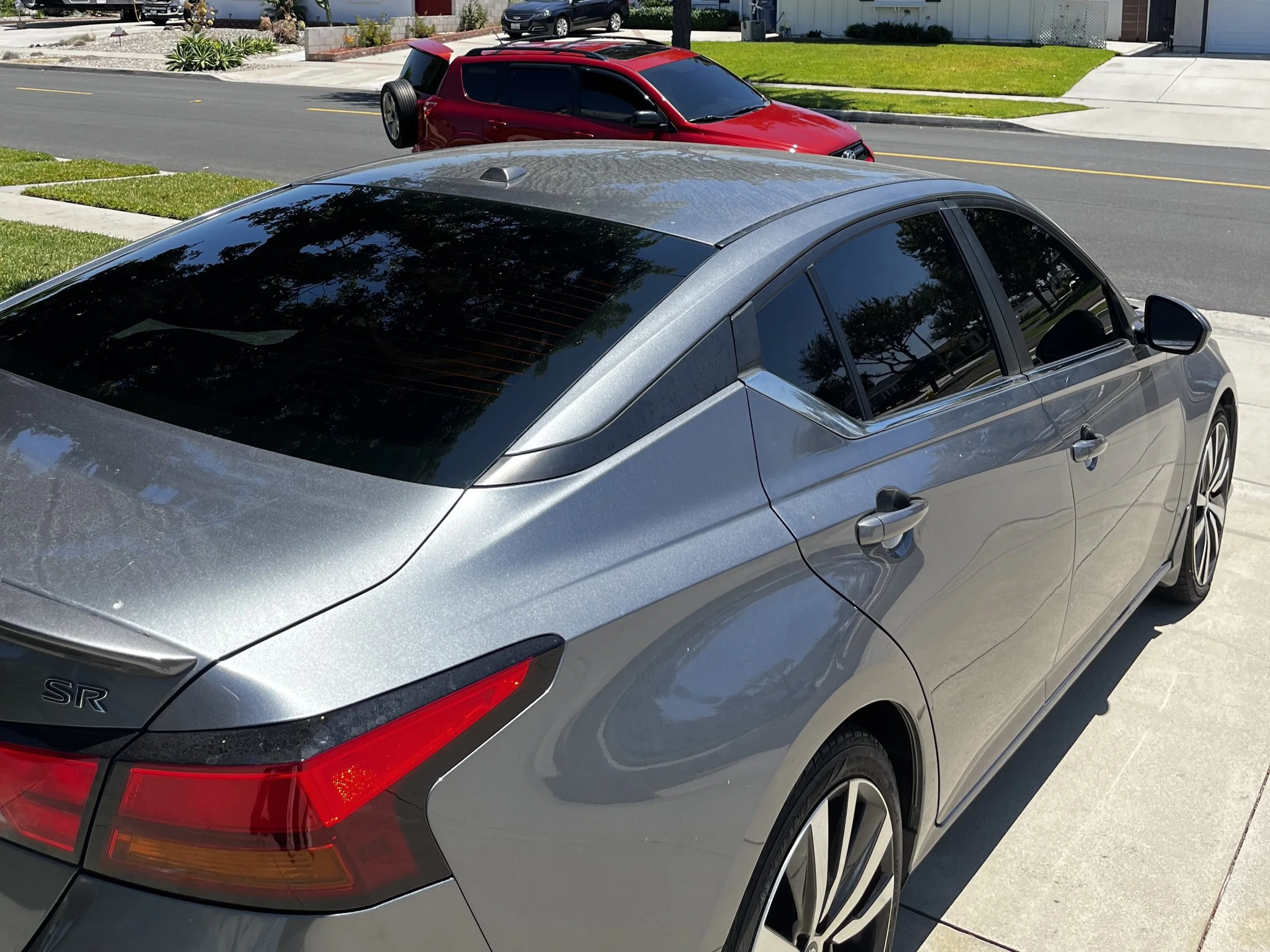 Professional window tint car — mobile installation in Fountain Valley, CA