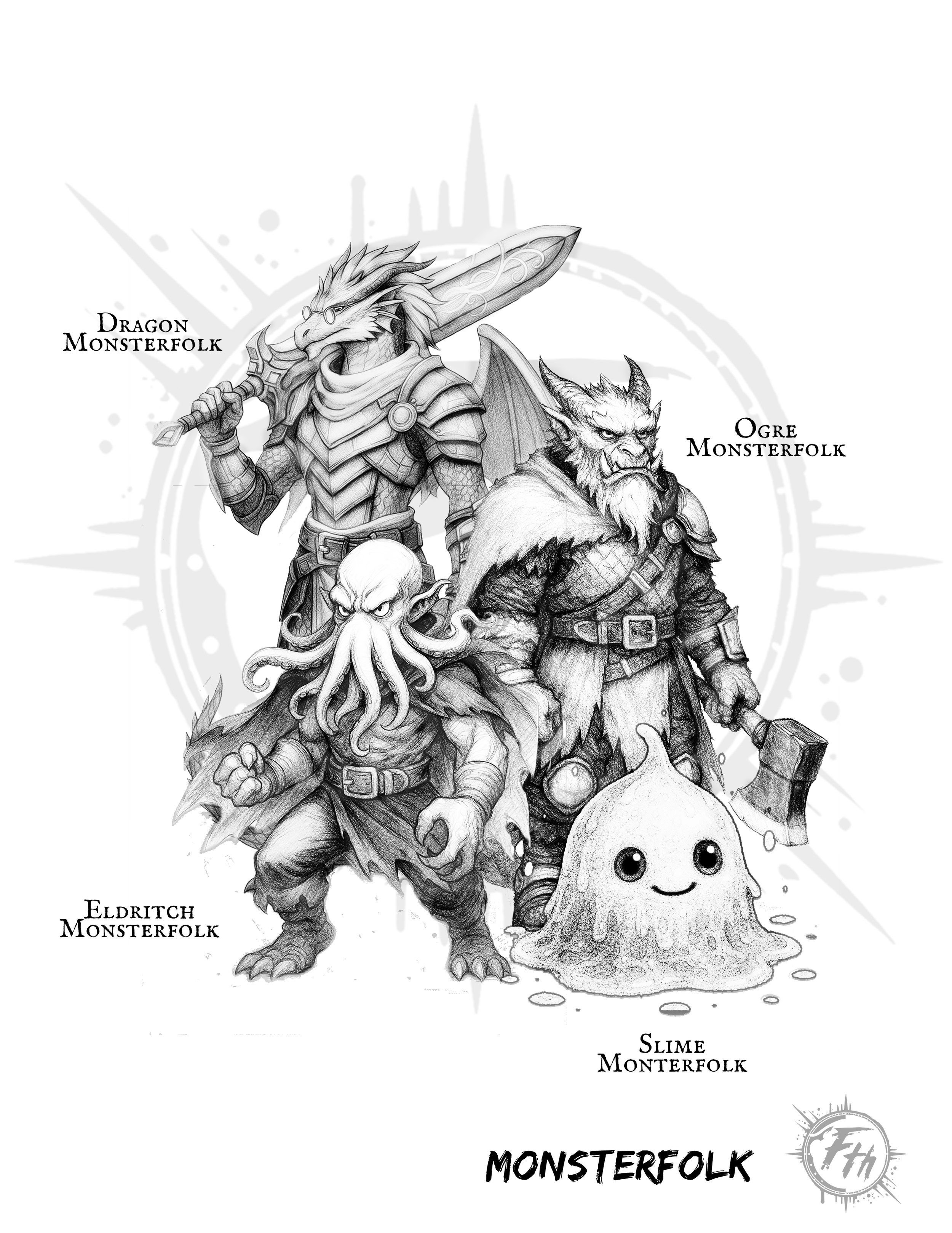 Monsterfolk culture artwork