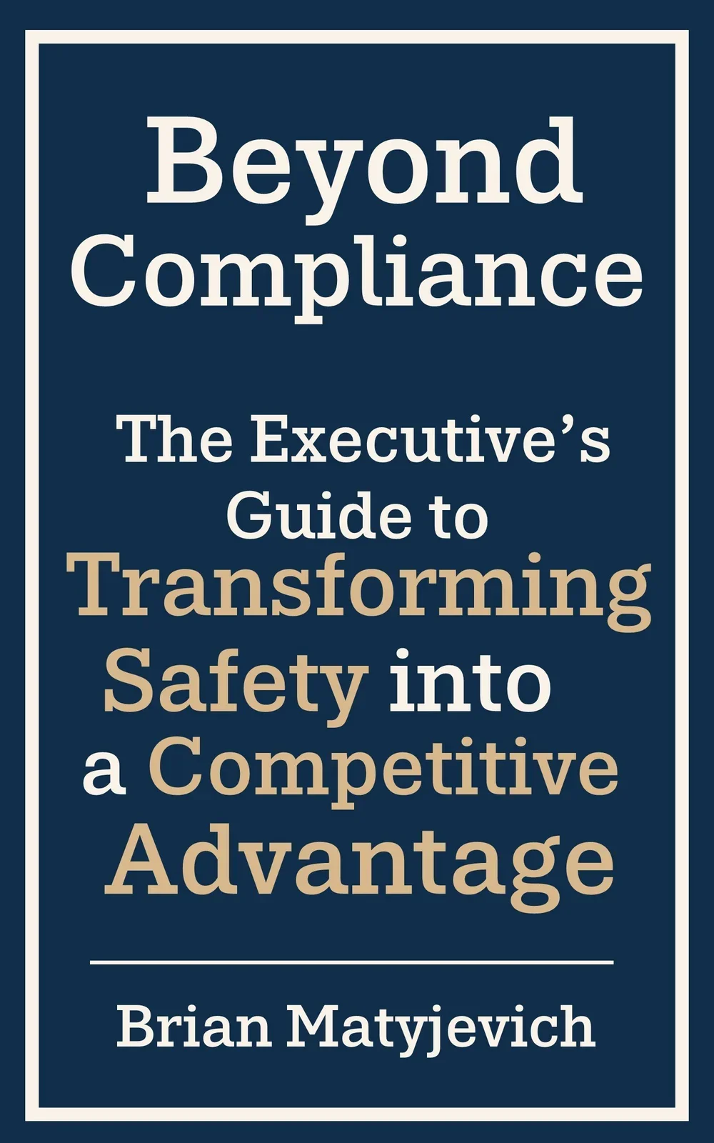 Beyond Compliance book cover