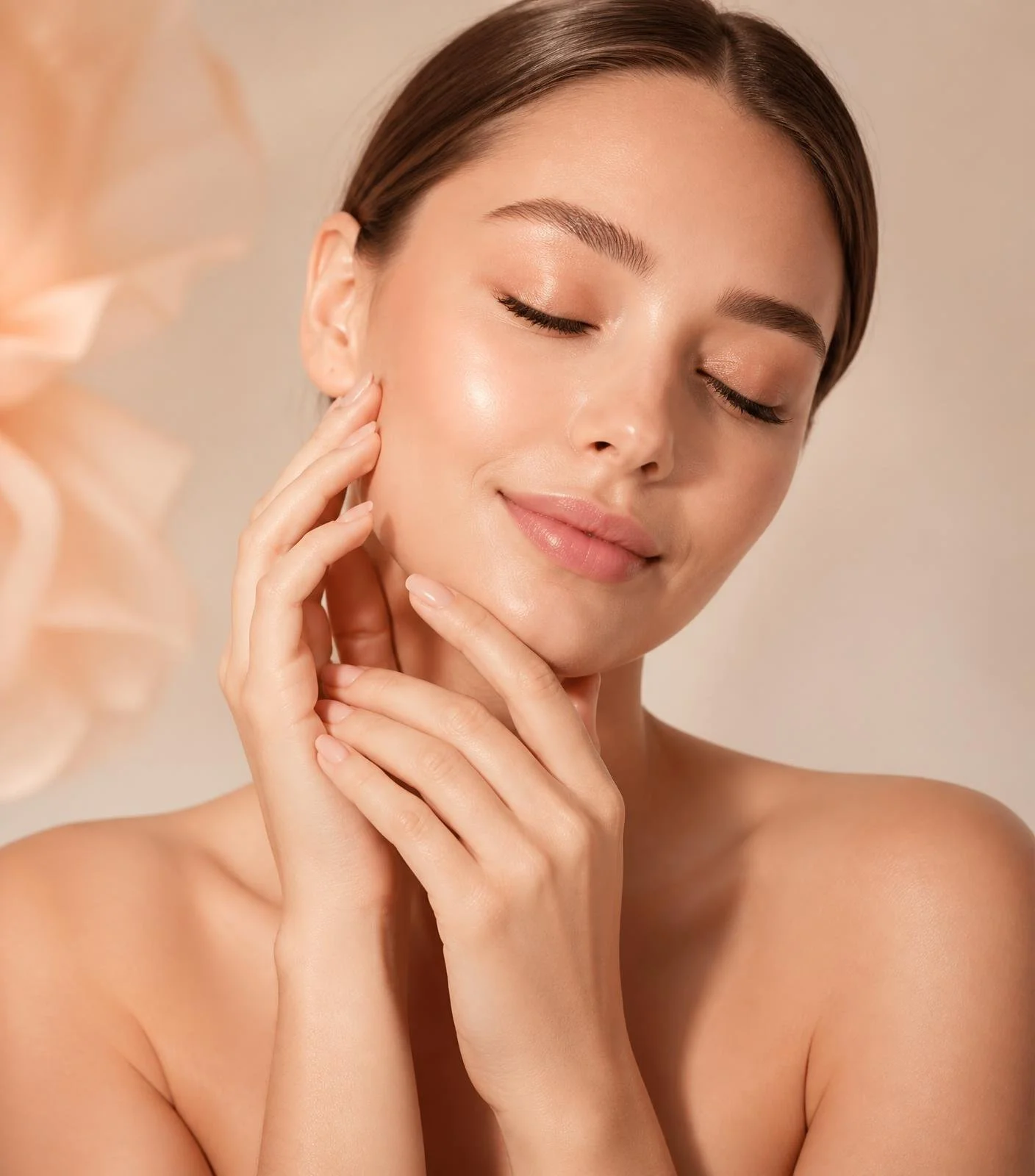 Woman with radiant skin after a med spa injectable treatment
