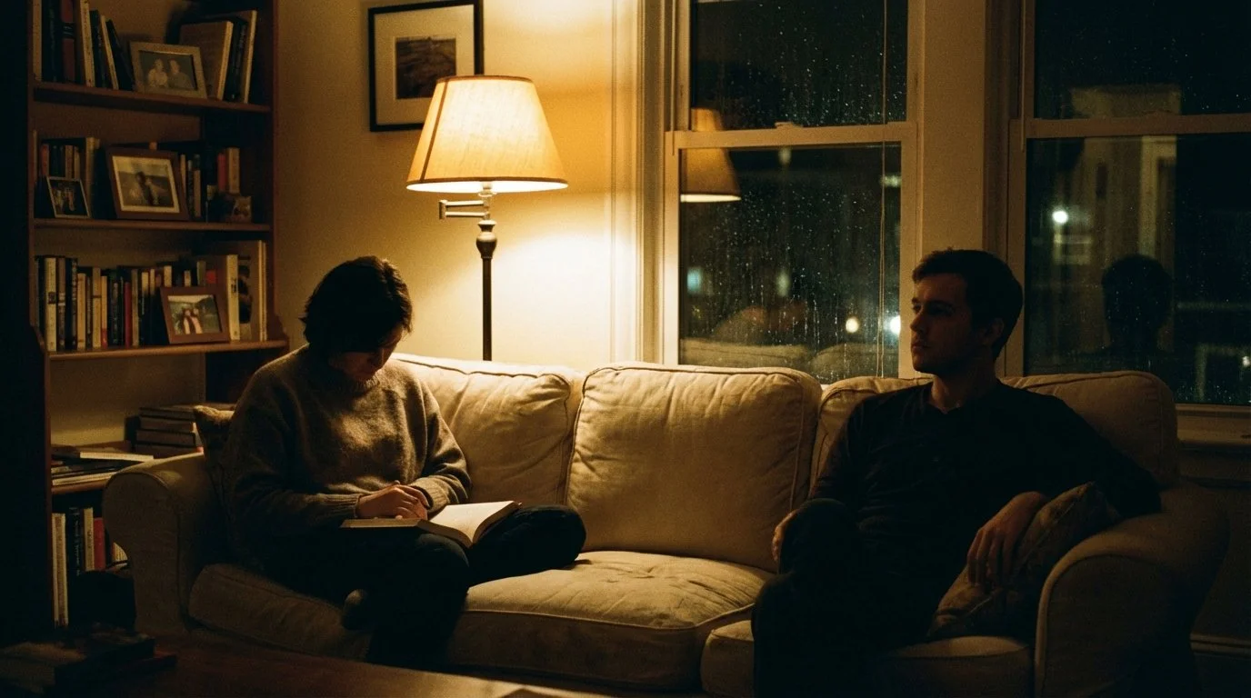 Couple together but emotionally distant