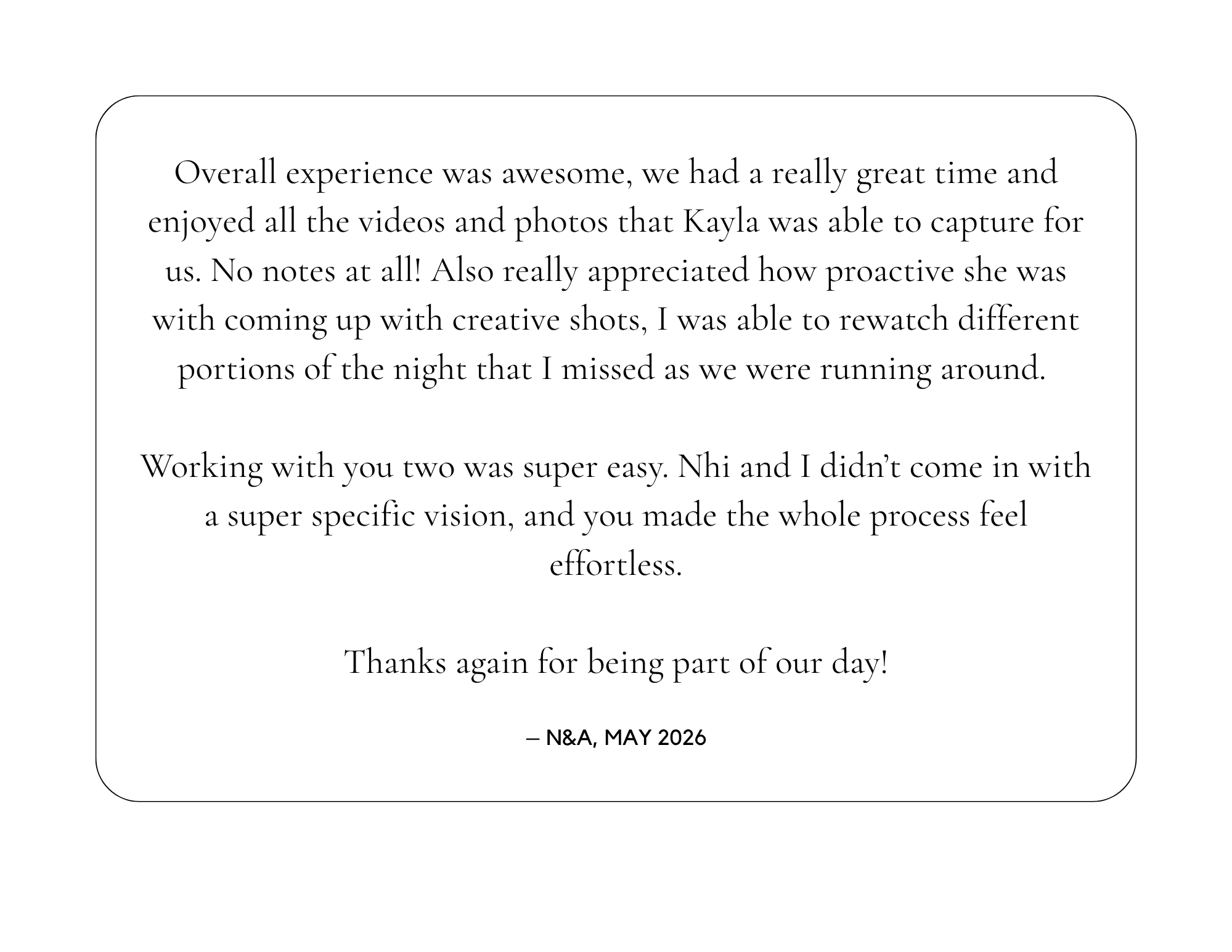 Client review 1