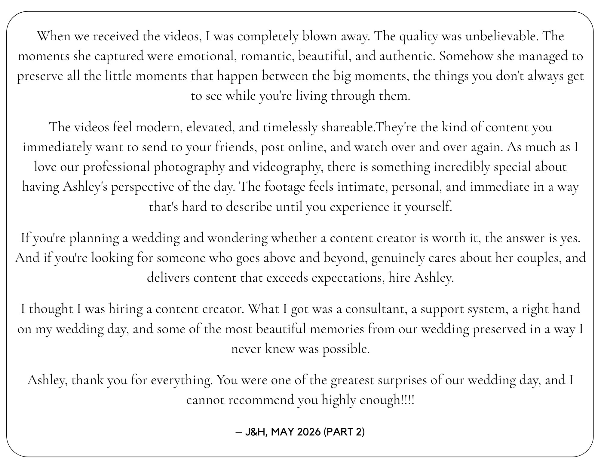 Client review 1