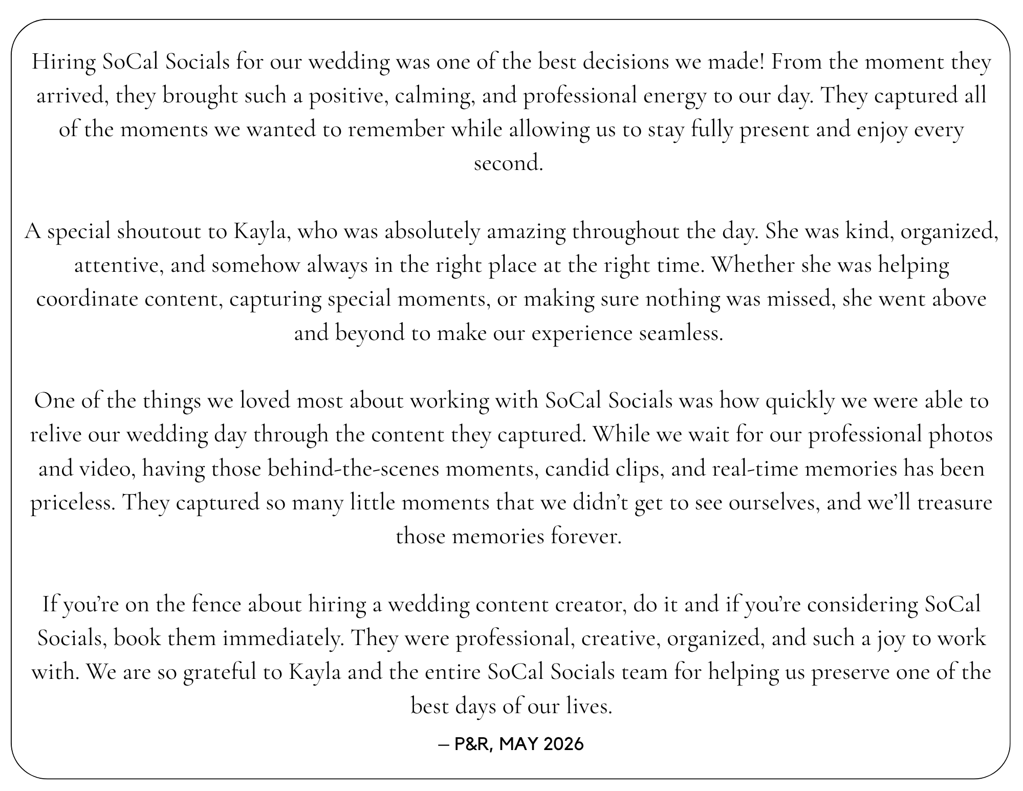 Client review 1