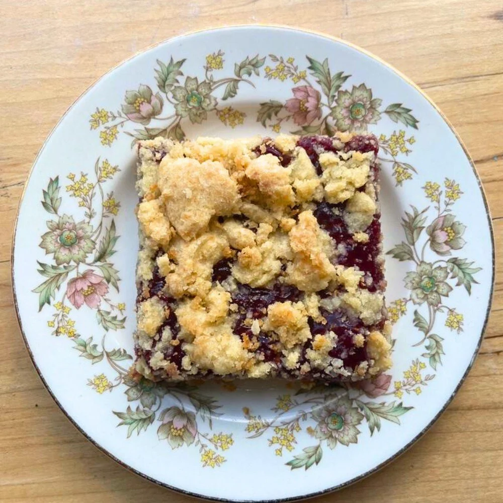 Strawberry Coconut Square