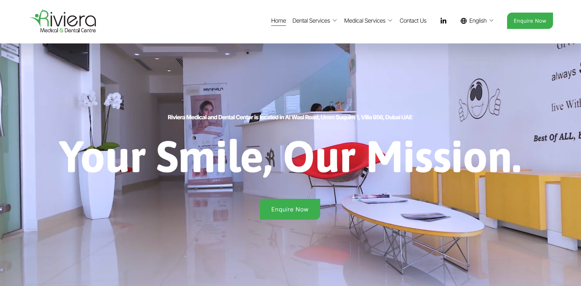 Screenshot of Riviera Branding