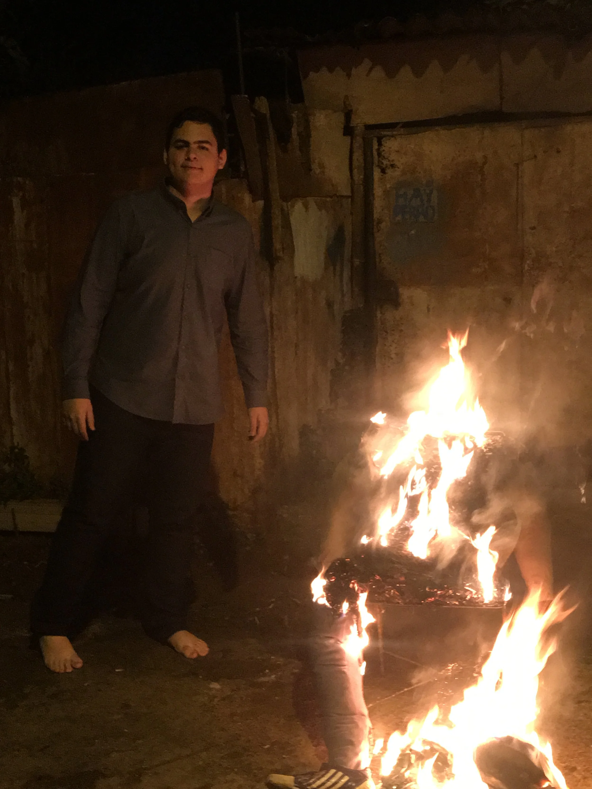 Nochevieja mannequin burning