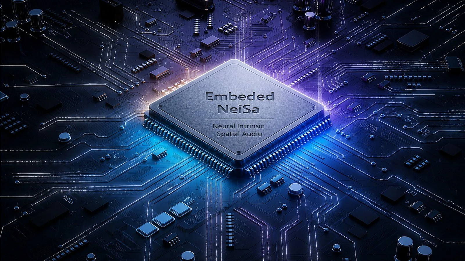 Embedded NeiSa chip - Neural Intrinsic Spatial Audio