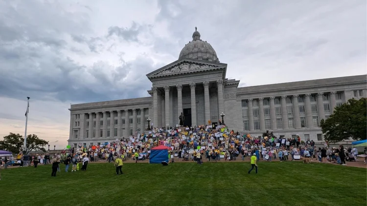 No Kings 2 rally at MO State Capitol