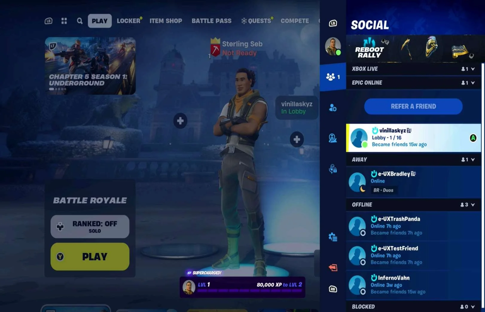Social Features research screenshot