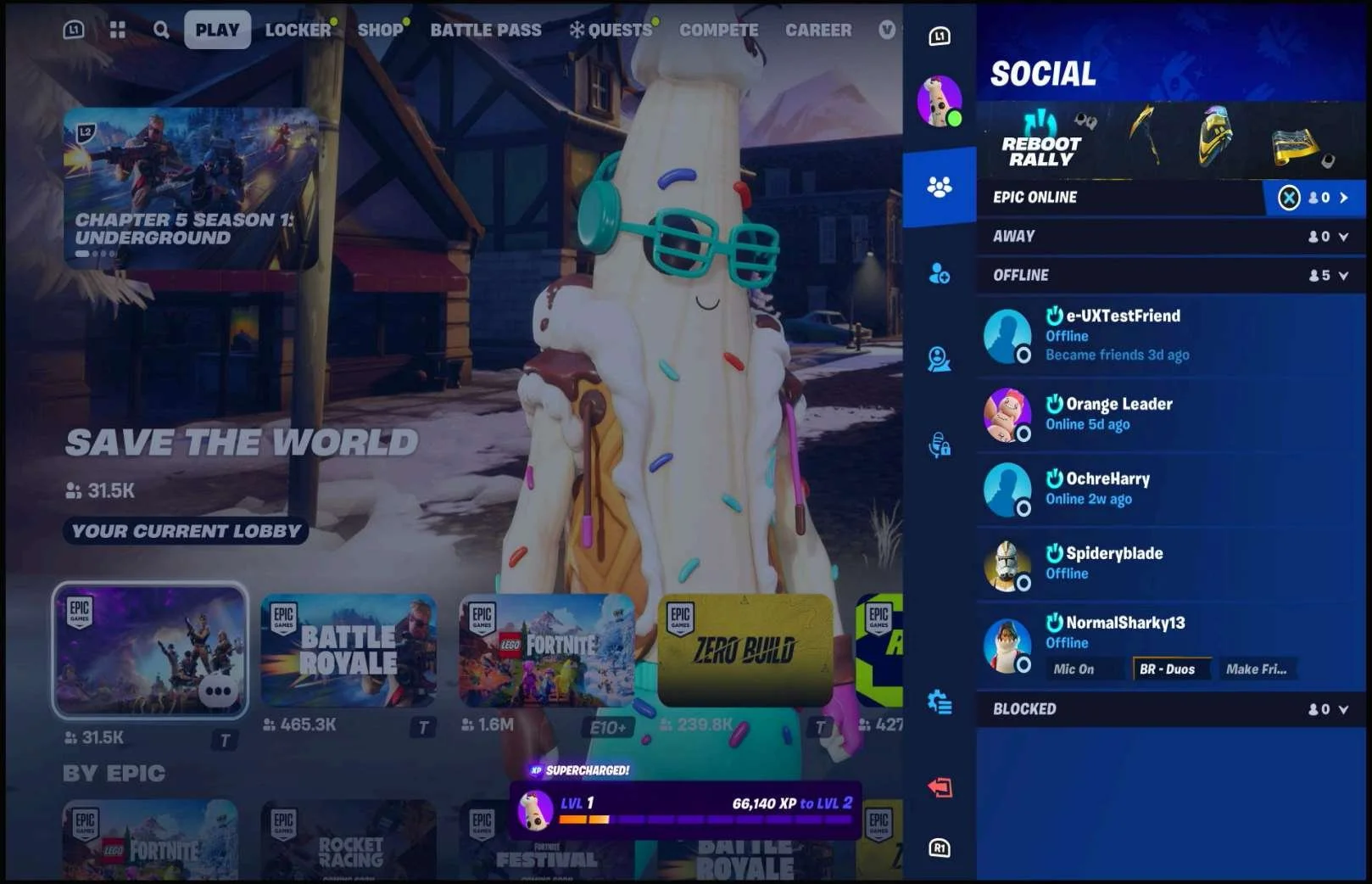 Social Features research screenshot
