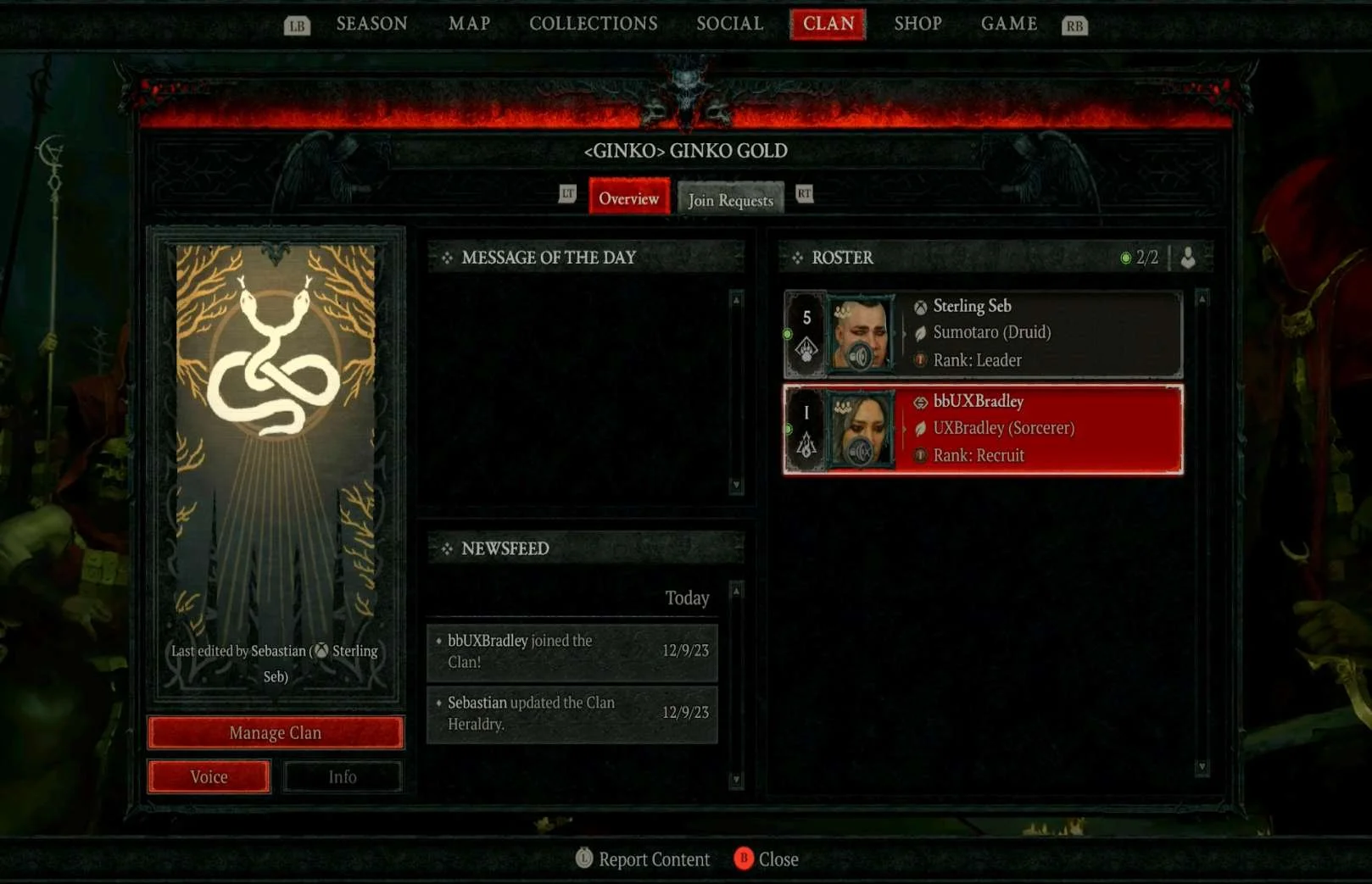 Social Features research screenshot