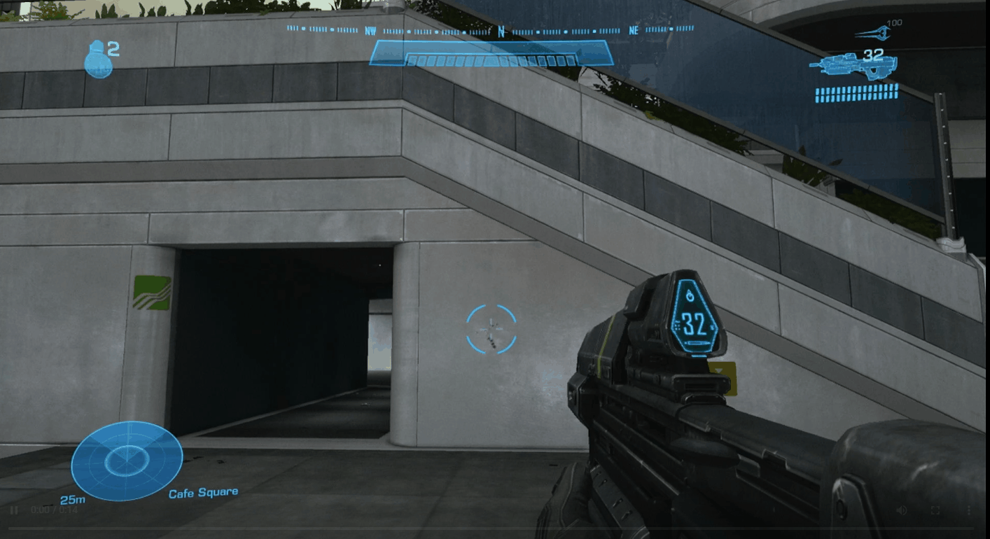 Halo Reach Xbox 360 Assault Rifle zoom