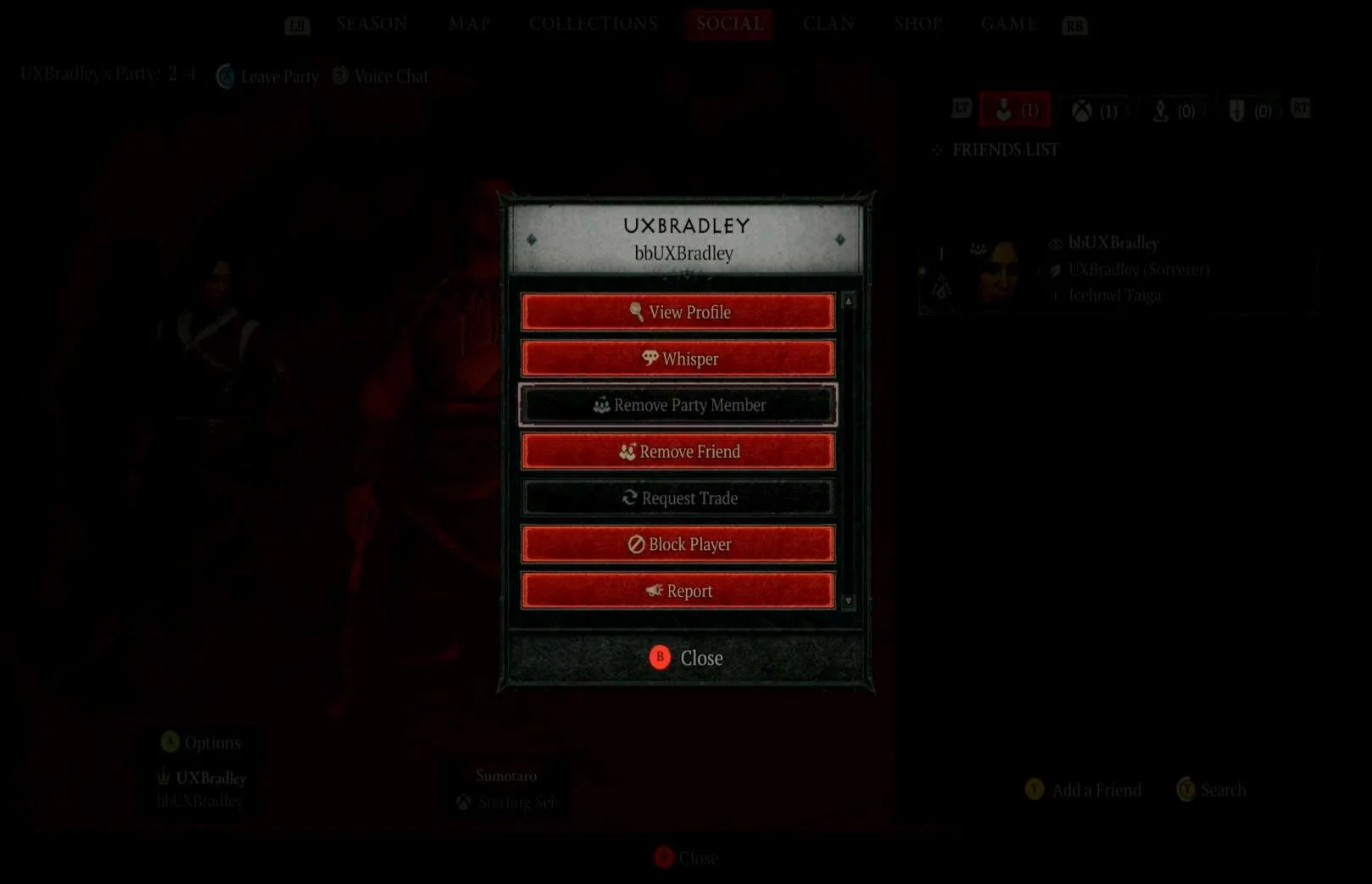 Social Features research screenshot