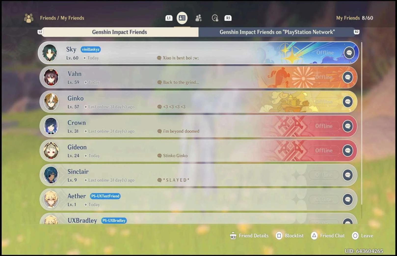 Social Features research screenshot