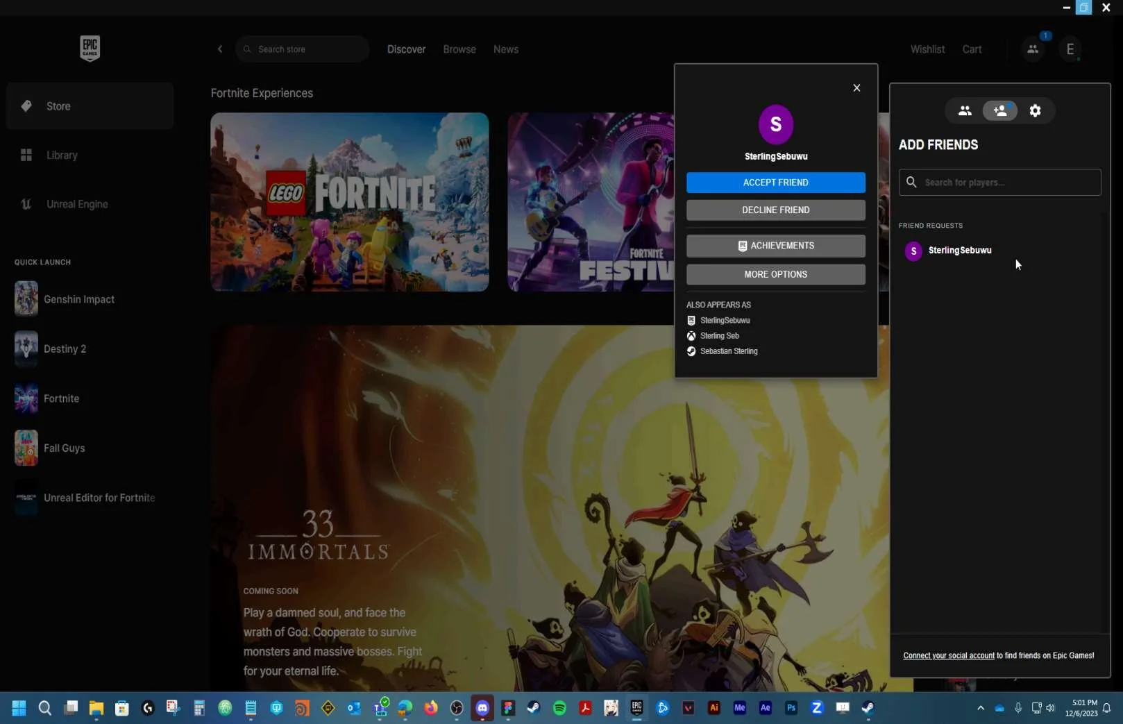 Social Features research screenshot