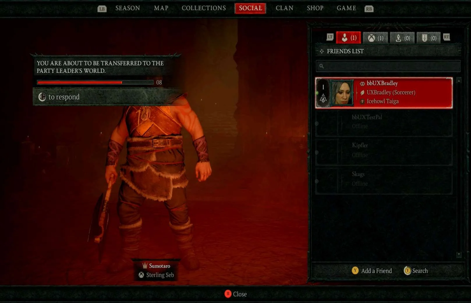 Social Features research screenshot