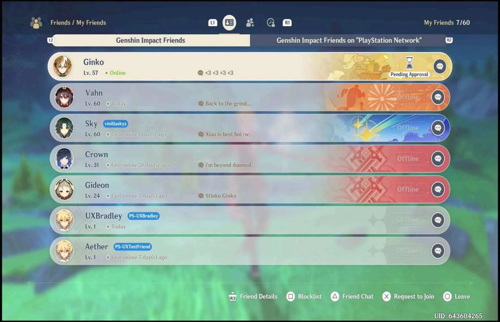 Social Features research screenshot
