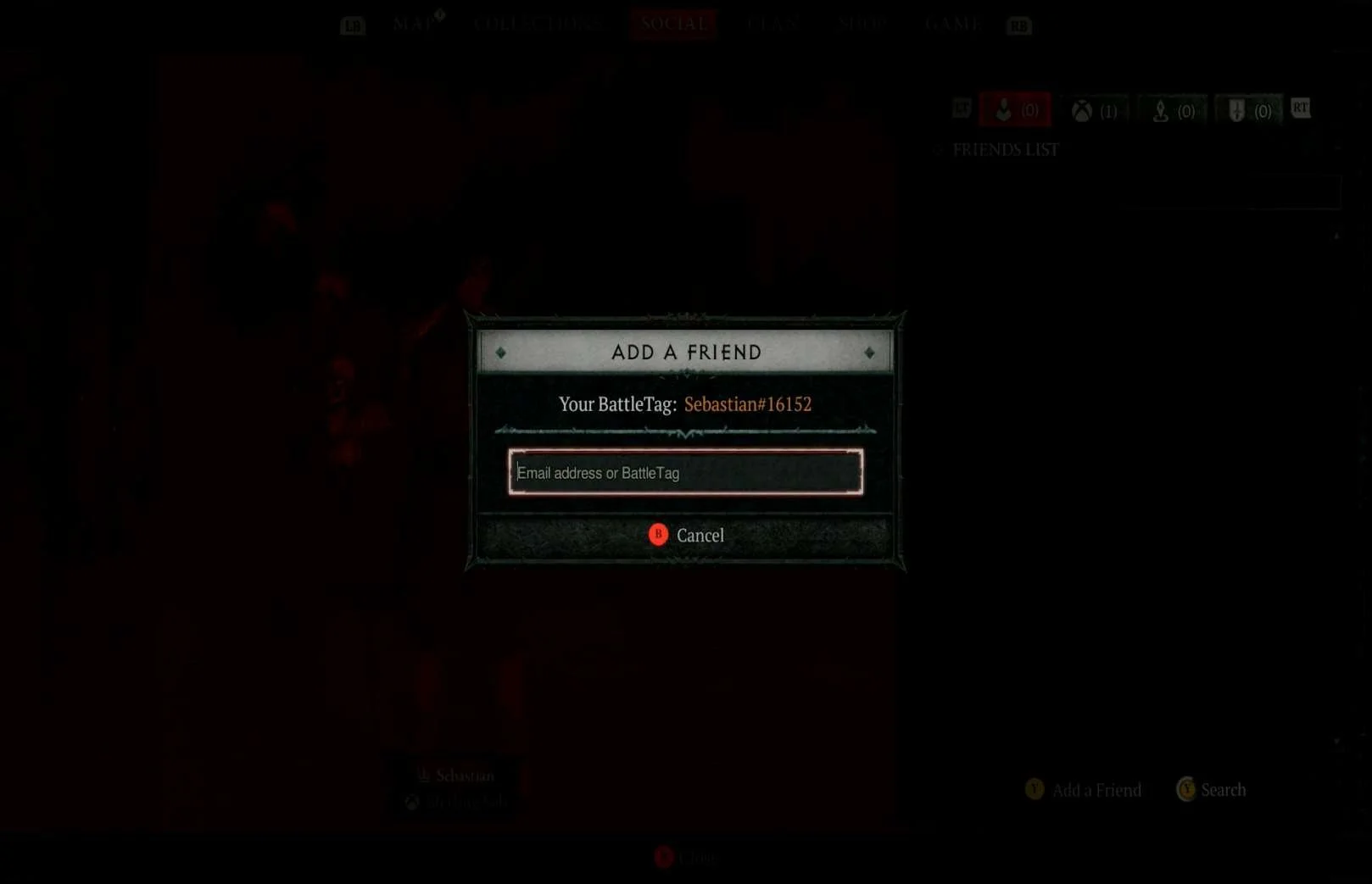 Social Features research screenshot