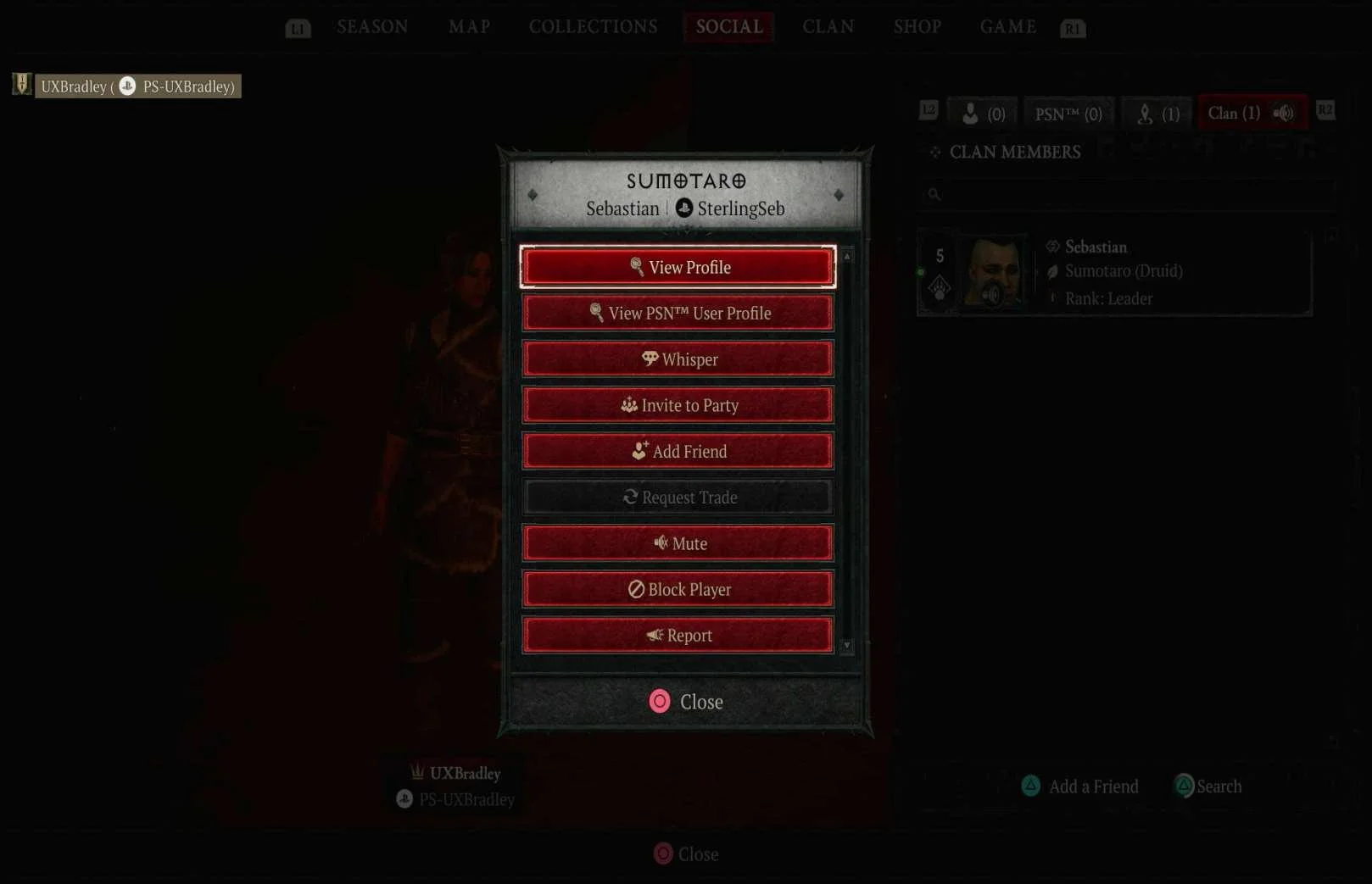 Social Features research screenshot
