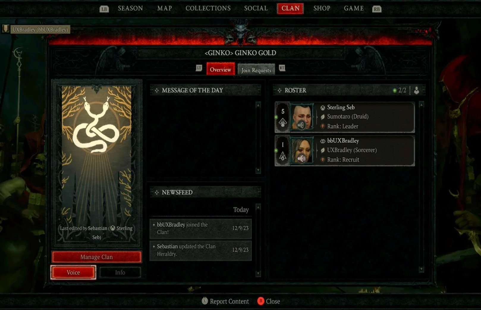 Social Features research screenshot