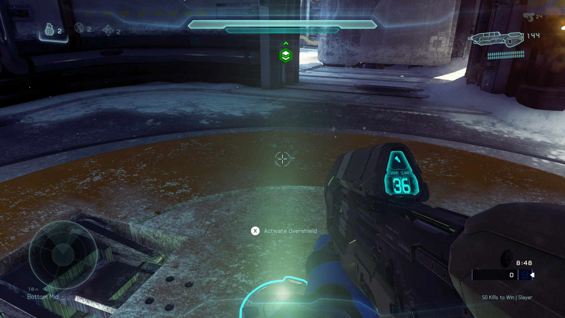 Halo 5 multiplayer shield and health bar