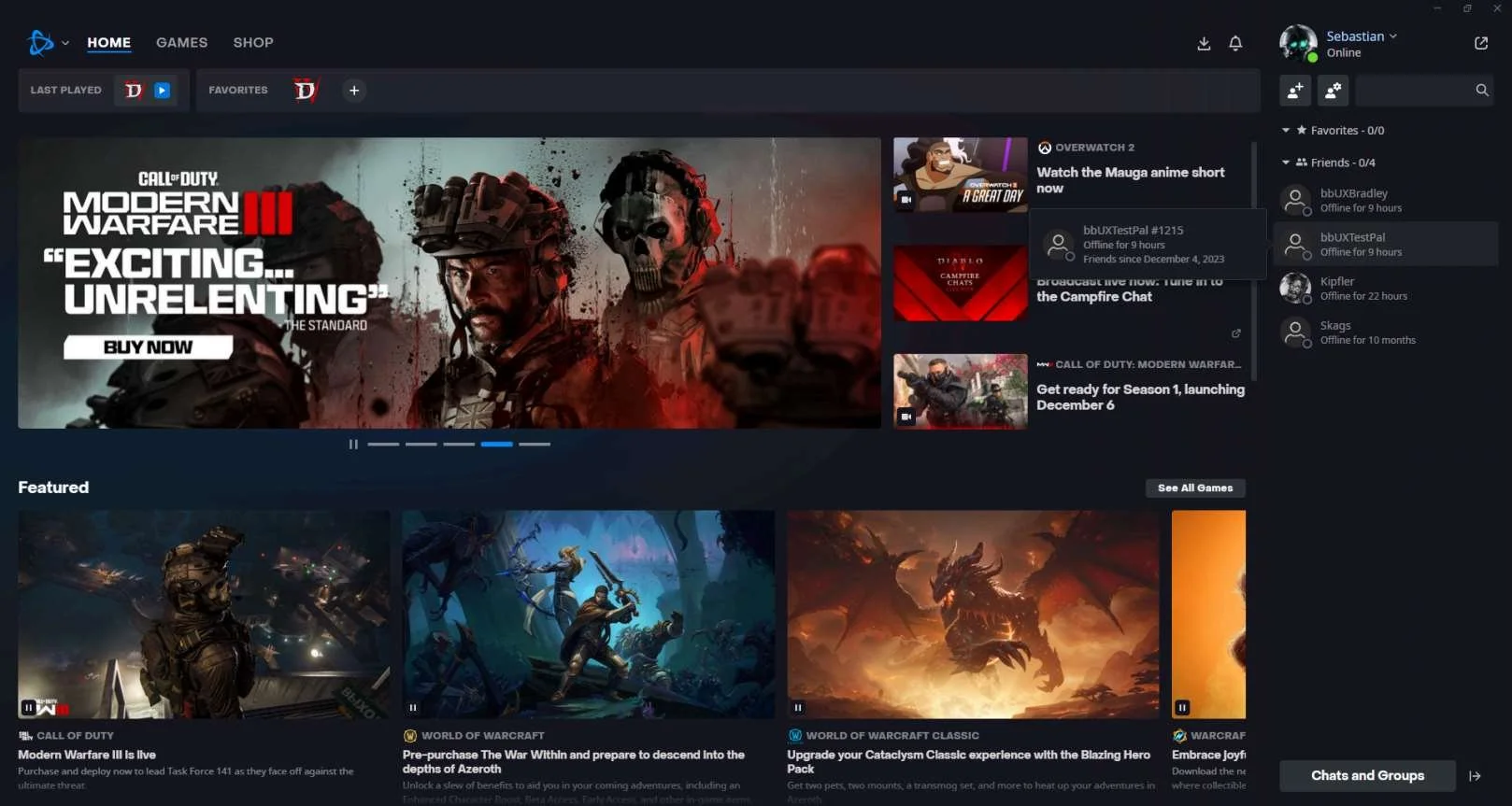 Social Features research screenshot