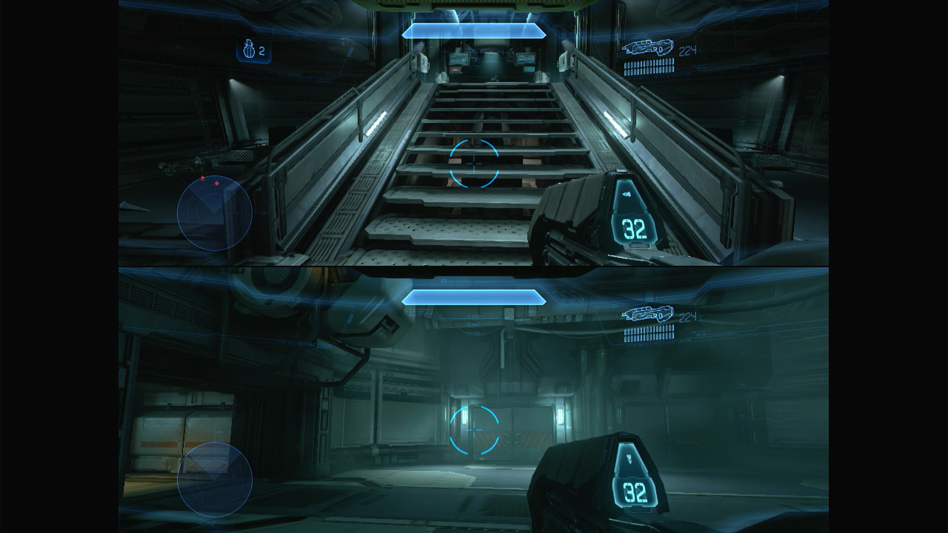 Halo 4 two player split screen