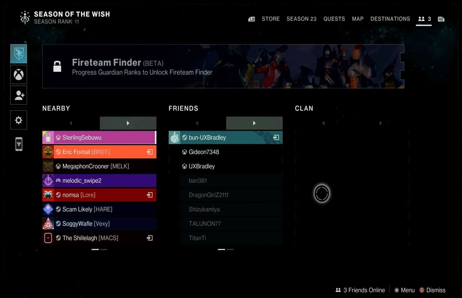 Social Features research screenshot