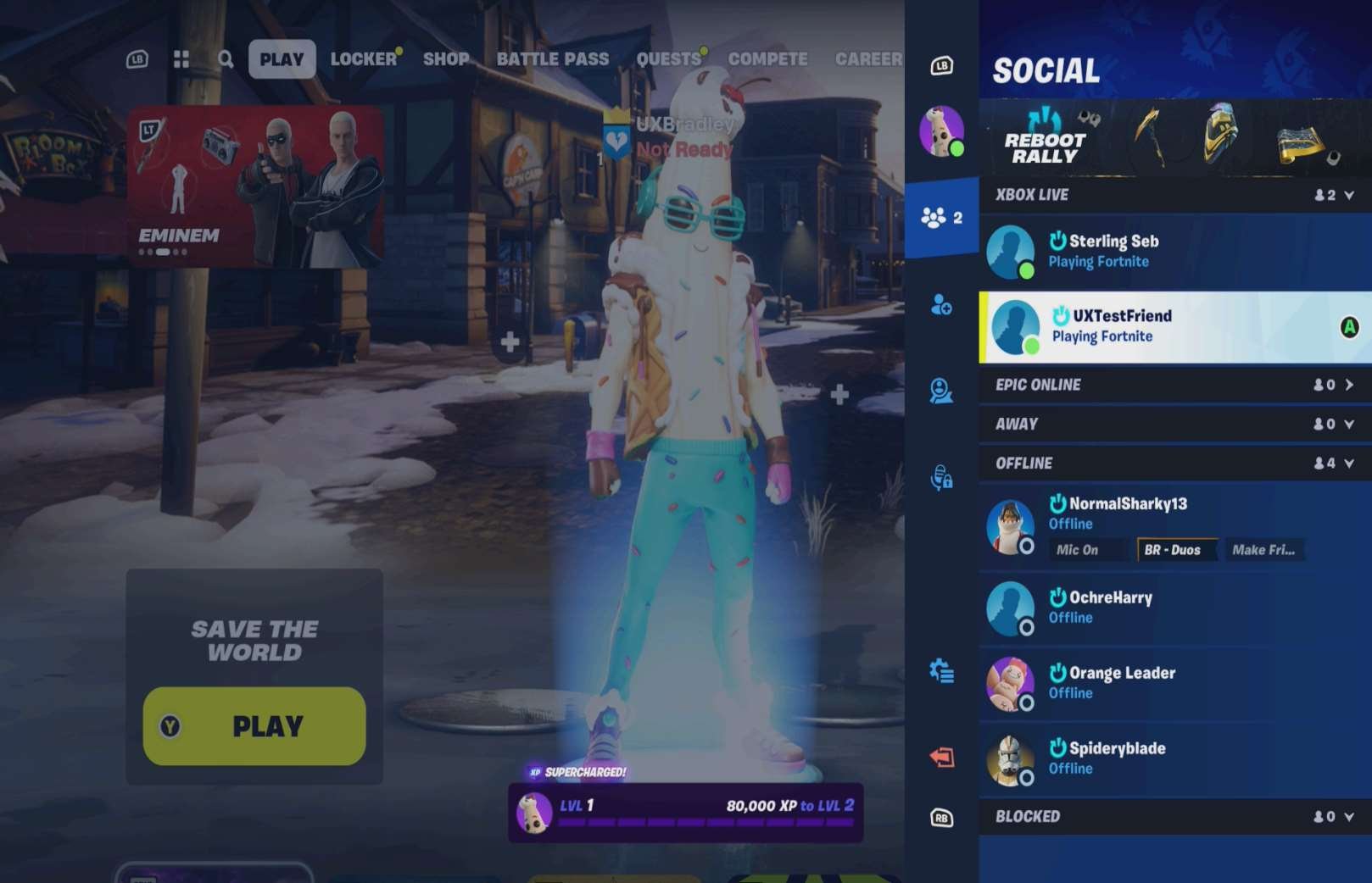 Social Features research screenshot