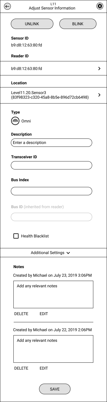 Admin App wireframe 103
