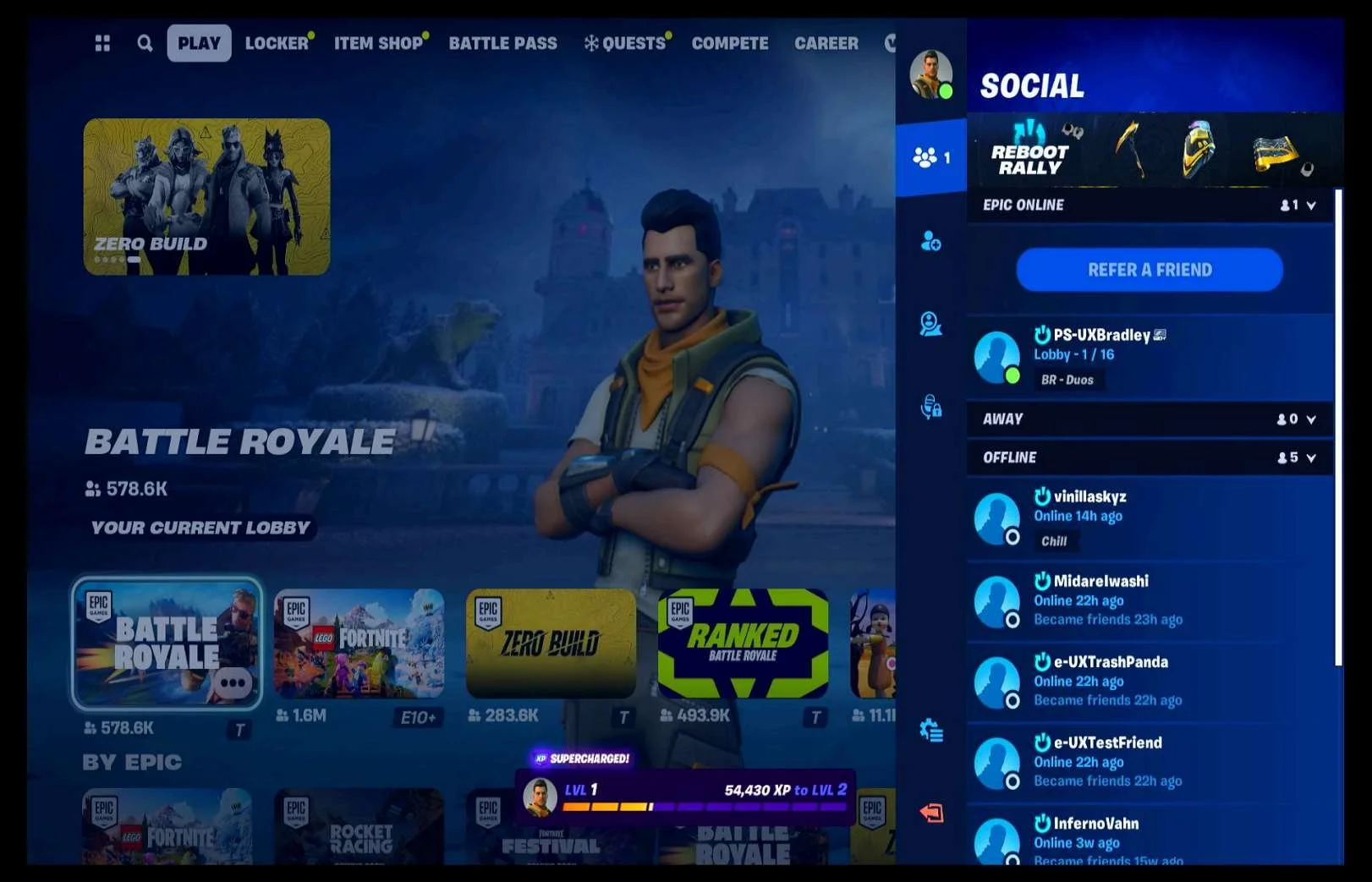 Social Features research screenshot
