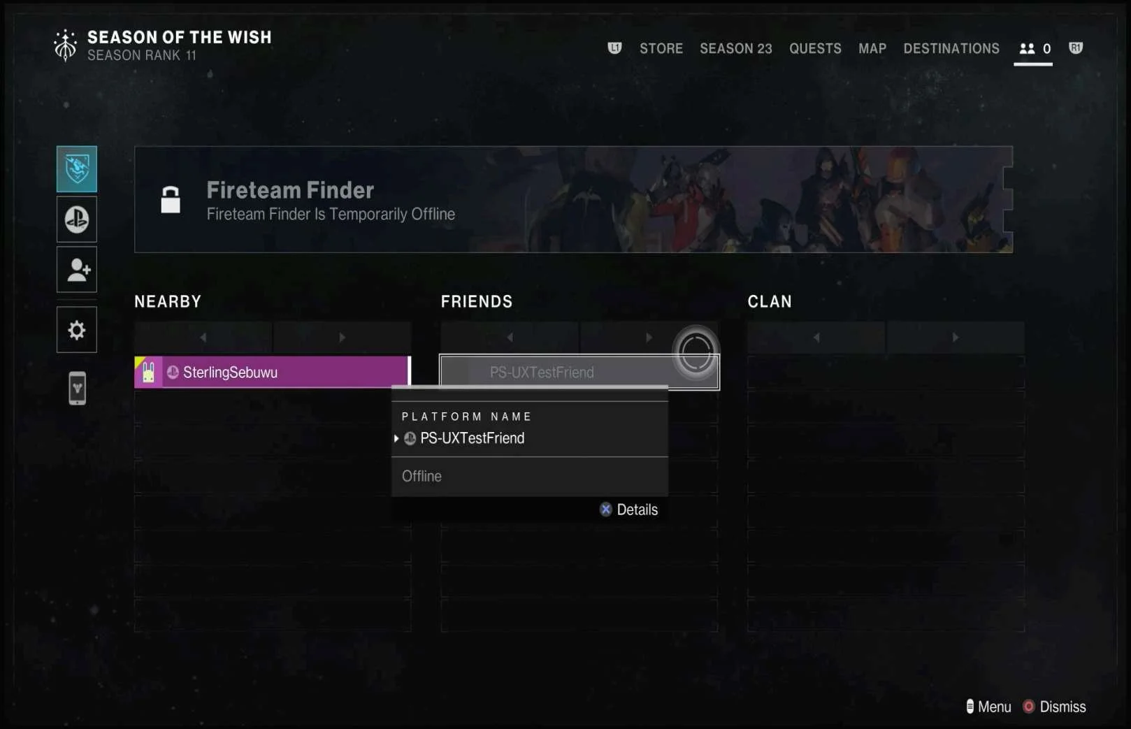 Social Features research screenshot