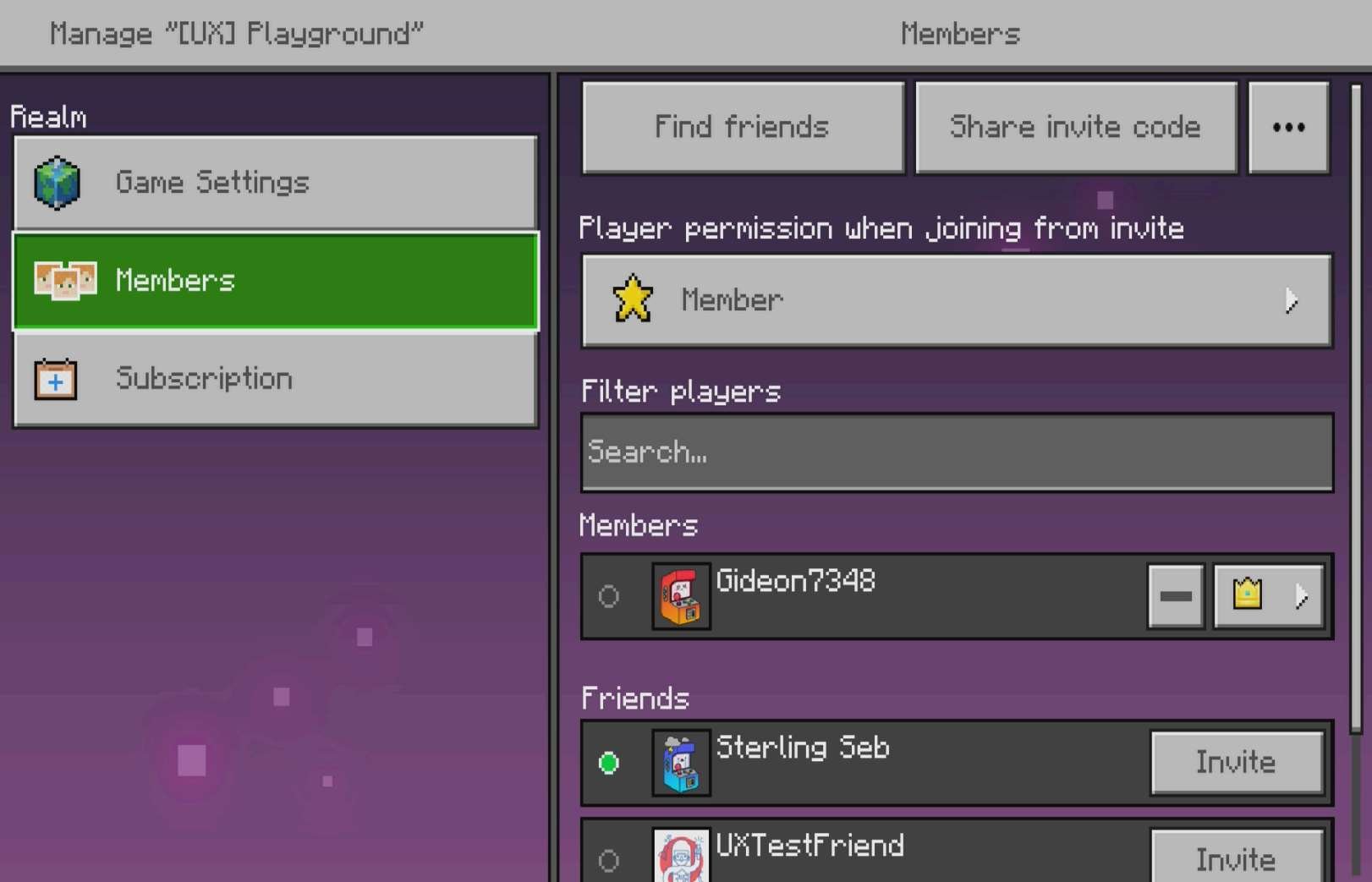Social Features research screenshot