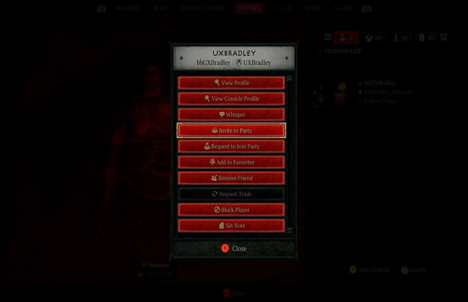 Social Features research screenshot
