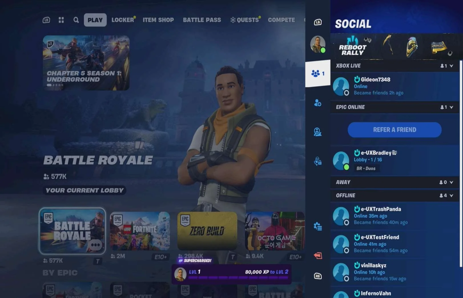 Social Features research screenshot