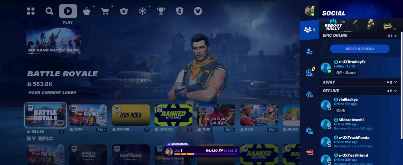 Social Features research screenshot