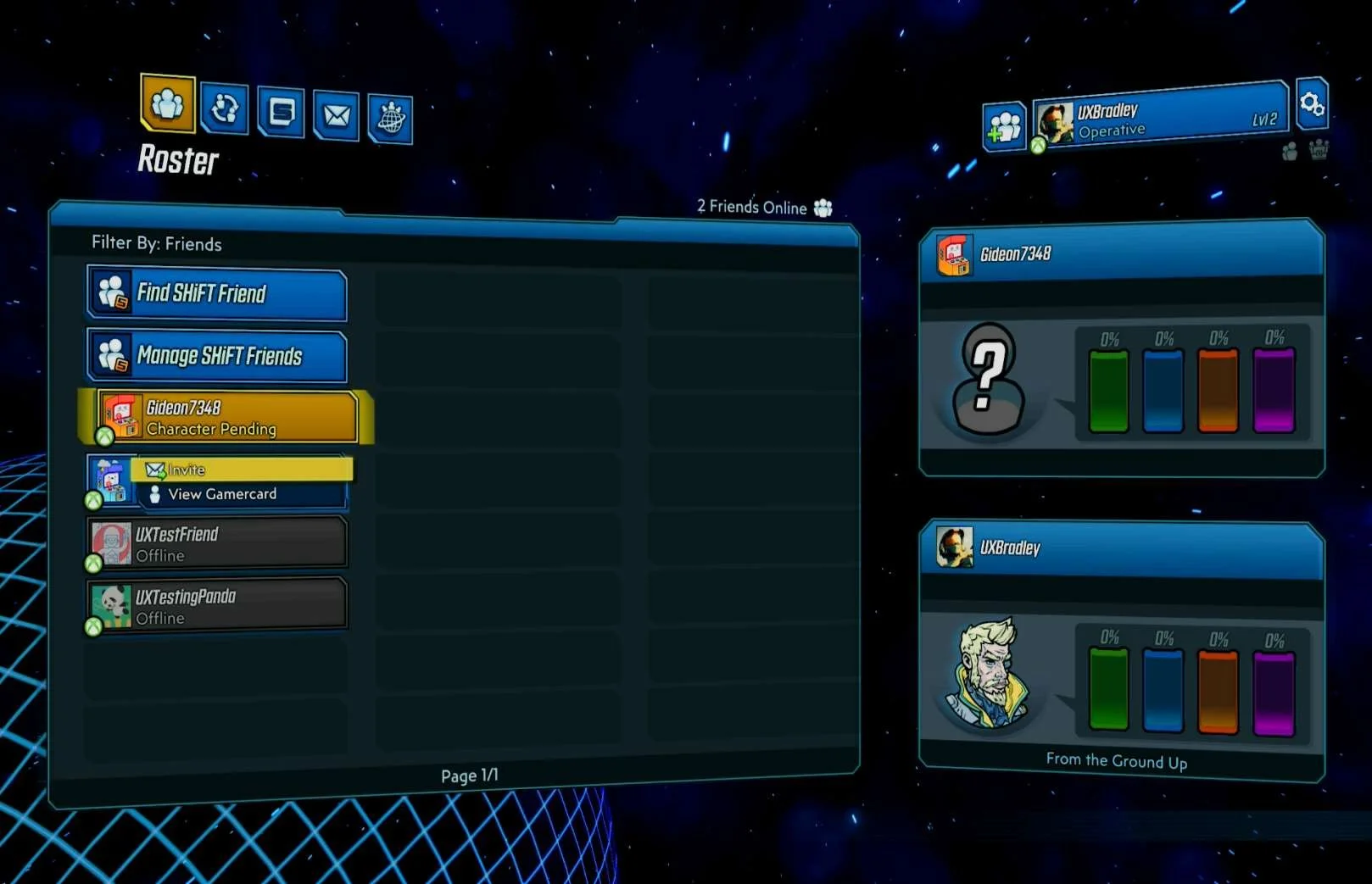 Social Features research screenshot