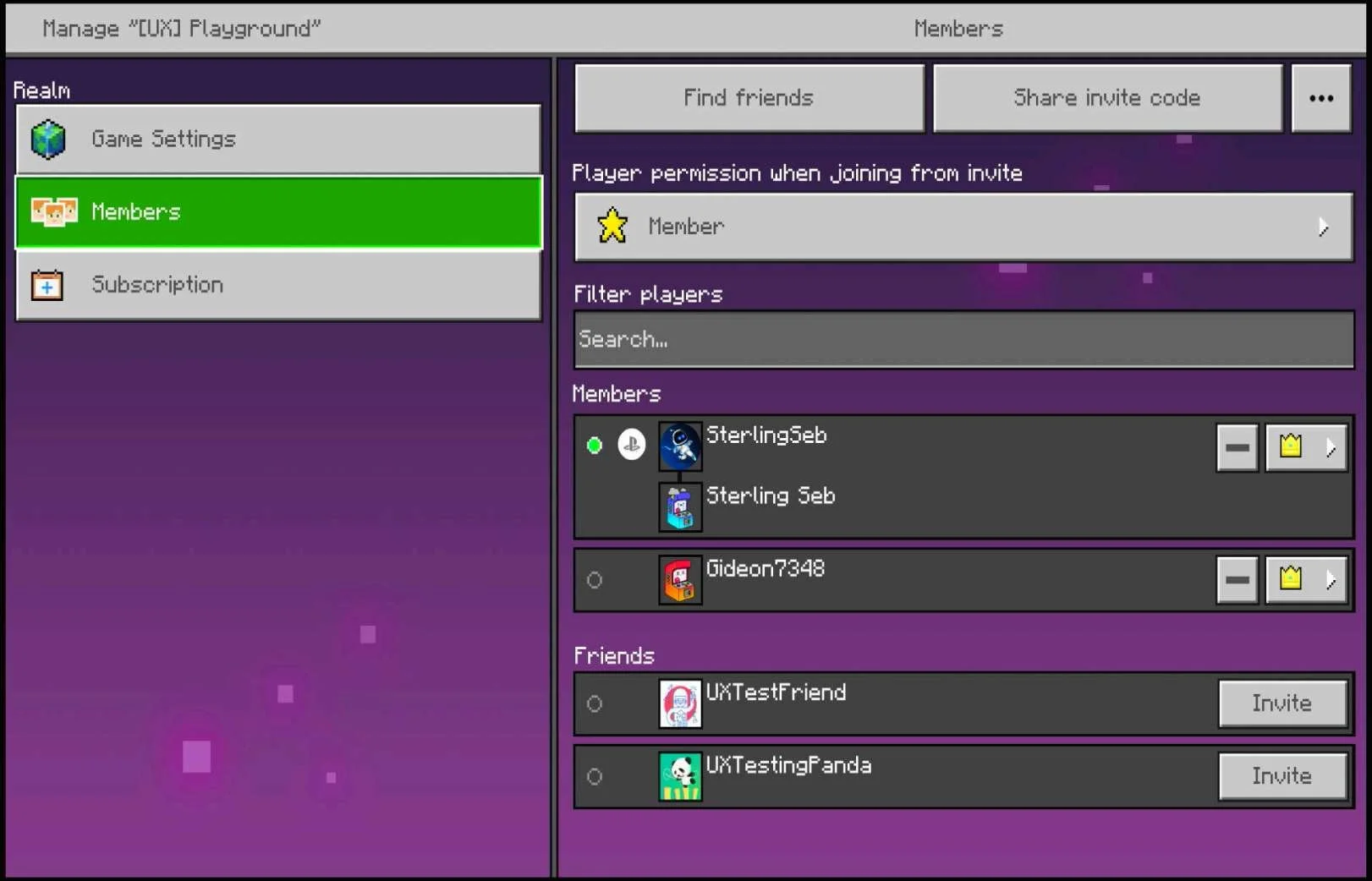 Social Features research screenshot