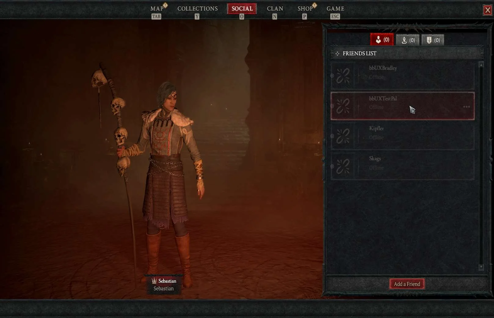 Social Features research screenshot