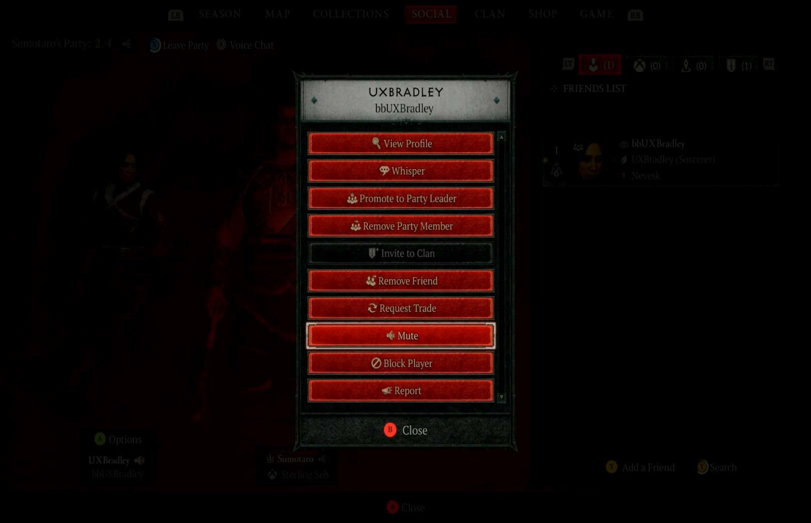 Social Features research screenshot