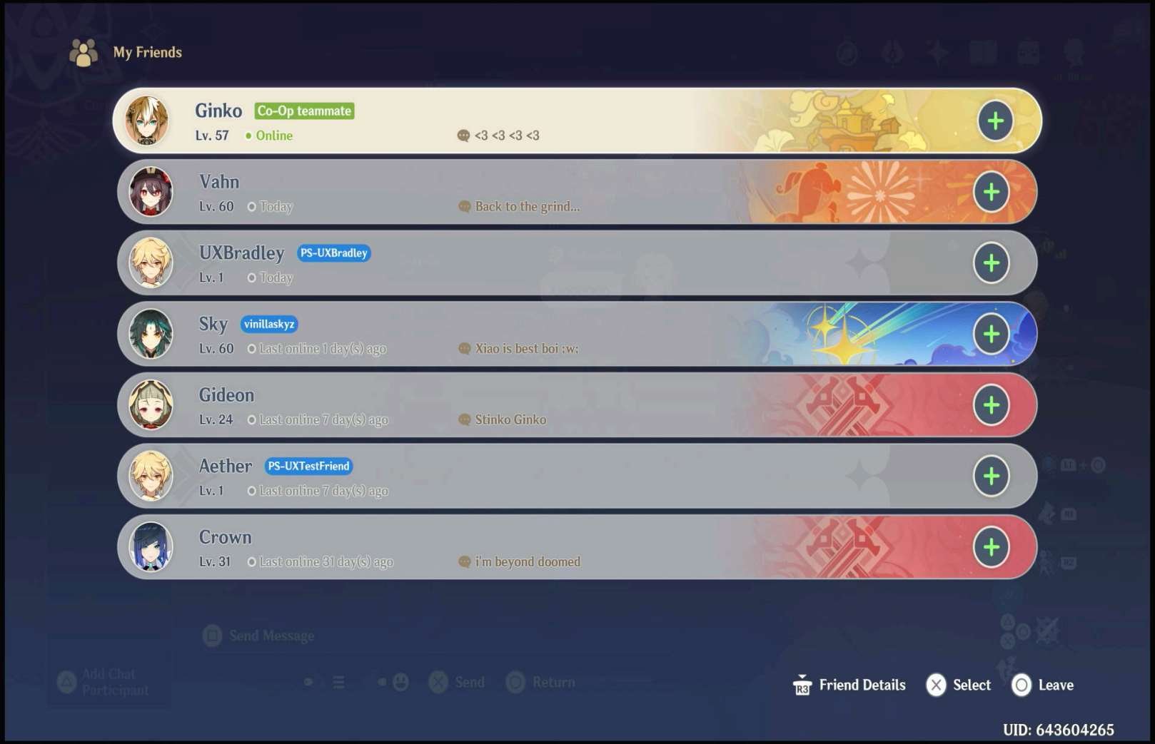 Social Features research screenshot