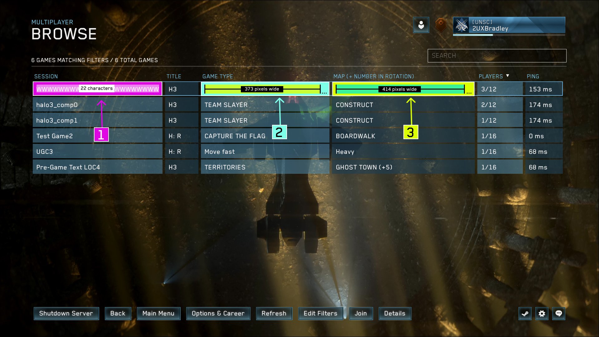 Custom Game Browser implementation after revisions