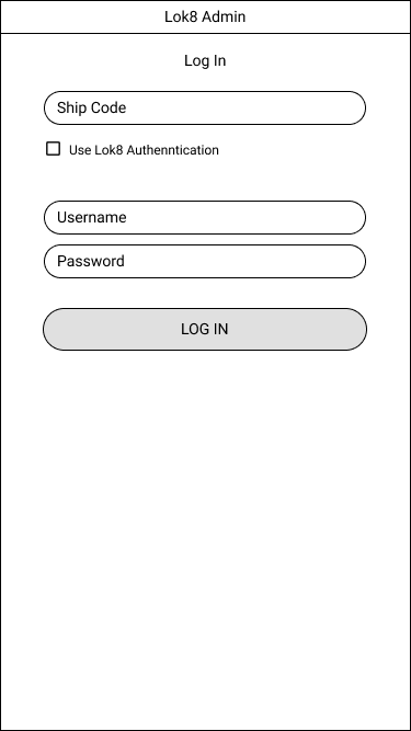 Admin App wireframe 01